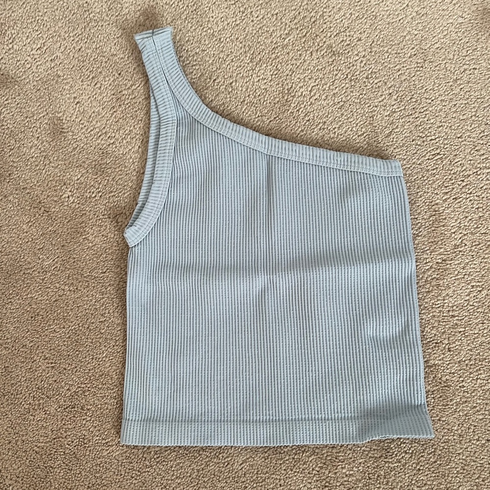 Pale blue one shoulder crop top by NikiBiki new with tags for sale